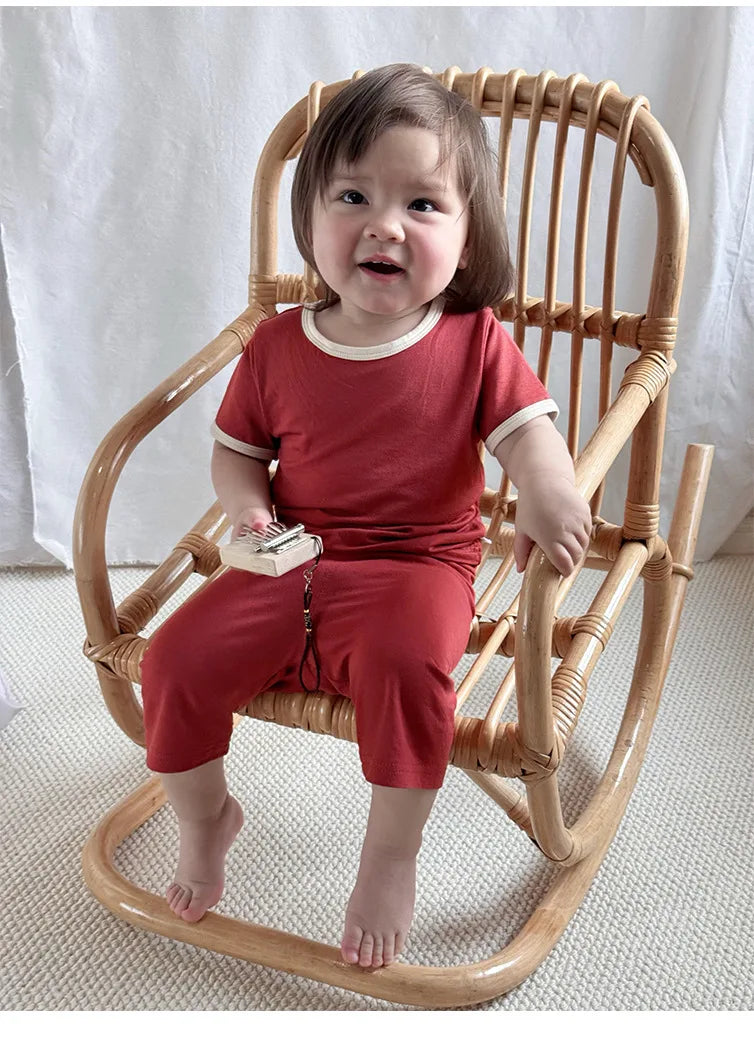 Baby Boys Girls Pajama Set Loungewear Two-piece Set Toddler Kids Pajamas Sleepwear