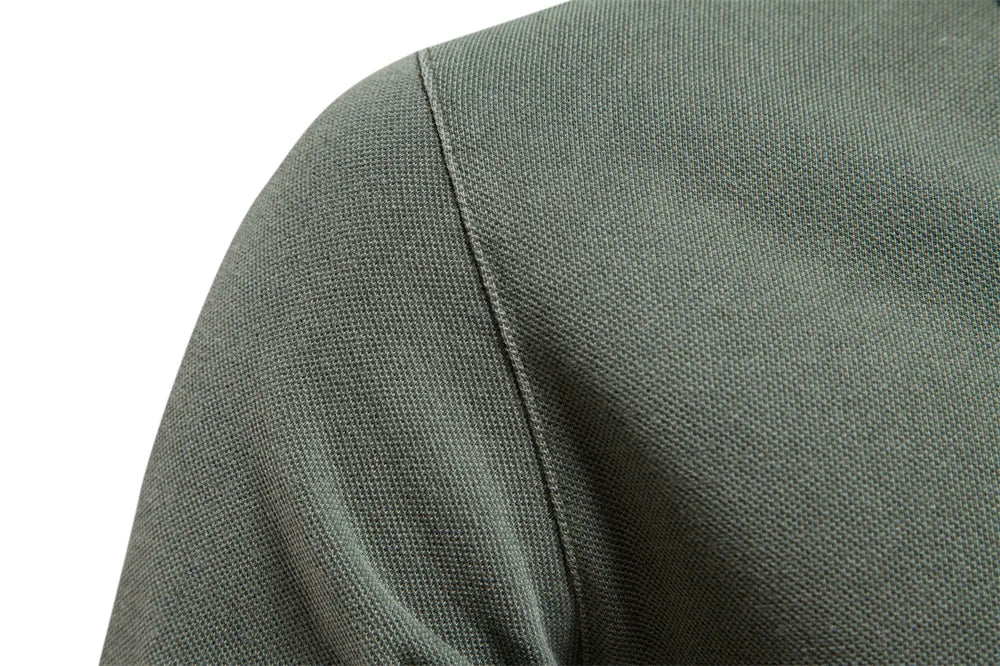 2025 Men's Summer Short Sleeve Lapel Polo Shirts 100% Cotton Solid Slim T-shirts Fashion Casual Business Golf Sport Tops for Men