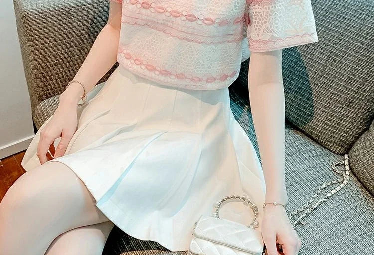 Summer Outfit T Shirt for Striped Women Woman Tops Japanese Vintage Clothes Fashion Tee Cheap Clothing Sales Korean Reviews Many