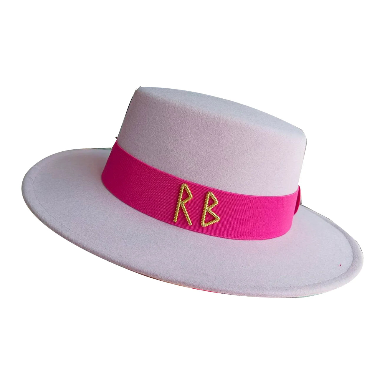 Fedora Flat Top Hat Autumn/Winter Hat RB British French Flat Top Hat Punk Jazz Hat Wide brimmed Hat Gorras 모자