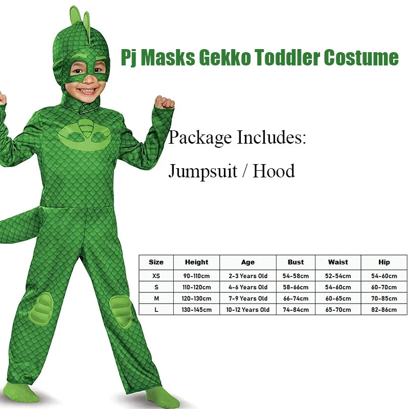 cosplay Blue Pajama Boys Girls Anime Hero Costume with Mask Cosplay Clothe Suit Child Halloween costume Birthday Party Kids Gift