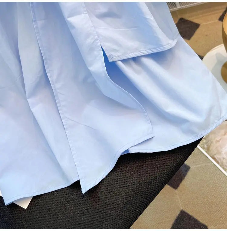 White Blouse for Women 2025 Blusas Mujer De Moda Bandage Bow Sleeveless Loose Shirts Fashion Sweet Summer Blouses Tops Female