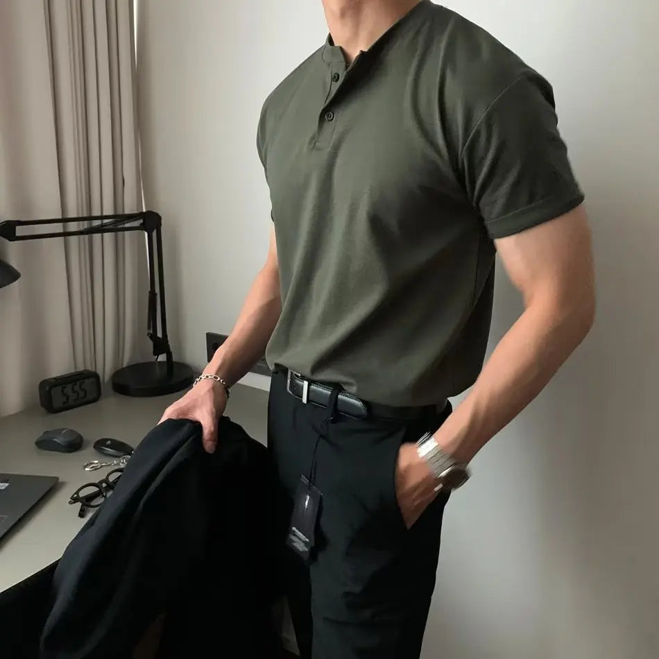 Men Short Sleeve Polo t Shirts