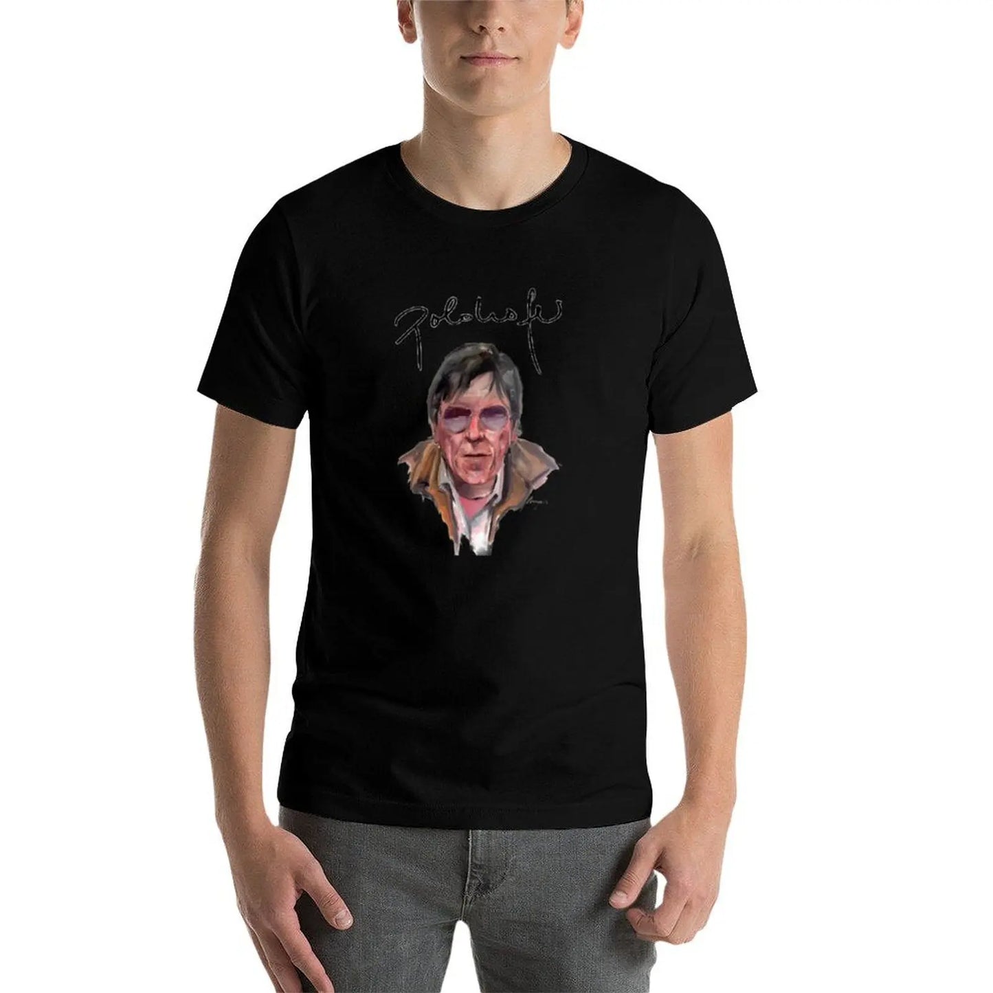 Polo Hofer Painting T-Shirt man t shirt cotton high quality man t shirts graphic T-Shirt
