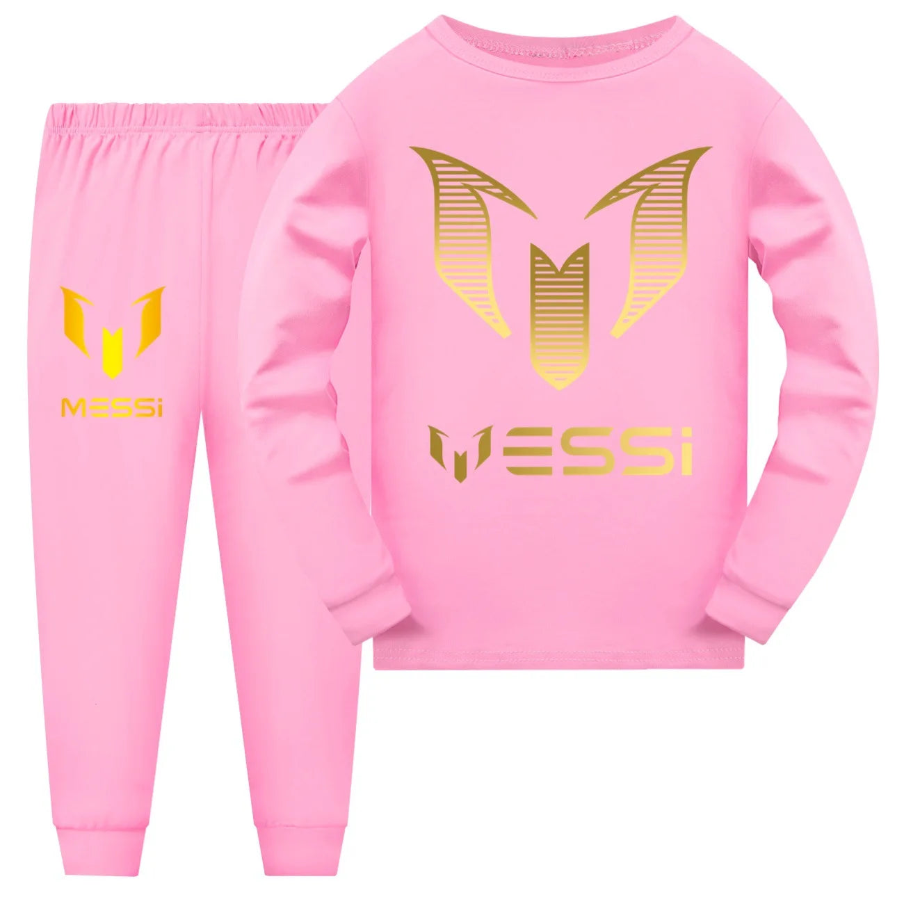 Cartoon Messi Children Pajamas Boys Pijama Cotton Clothes Set Sleepwear Kids Nightwear for Girls Toddler Outfits Pyjama 2938