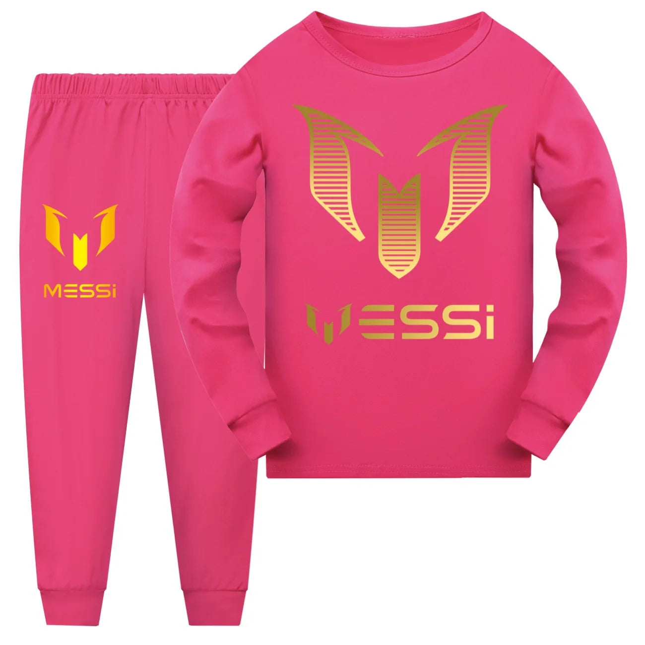 Cartoon Messi Children Pajamas Boys Pijama Cotton Clothes Set Sleepwear Kids Nightwear for Girls Toddler Outfits Pyjama 2938