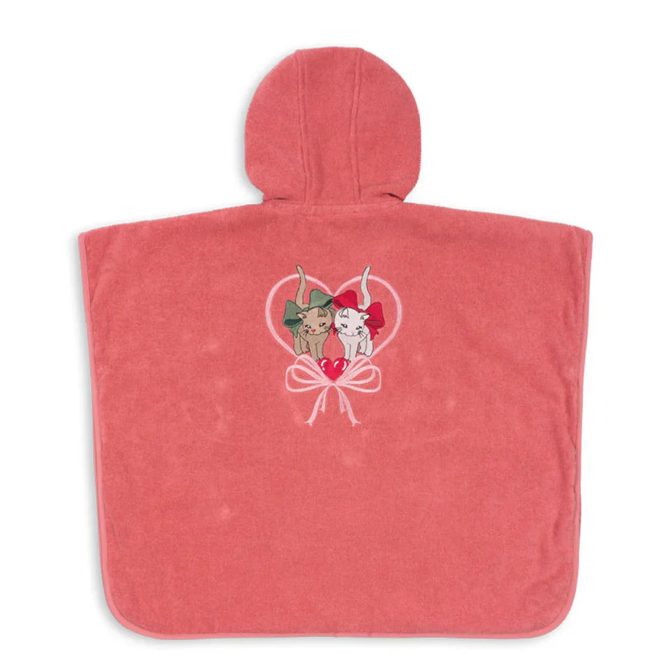 Children Cotton Bathrobe 2025 KS New Girls Embroidery Bath Towel Cloak Boys Hooded Pyjamas Baby Kids Soft Bath Robe Nightgown