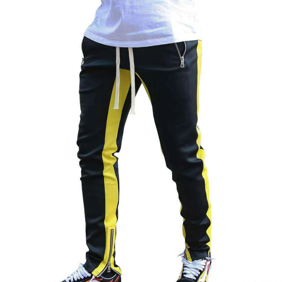 new Casual Pants Men Fitness Sportswear Tracksuit Bottoms Skinny Sweatpants Cotton Trousers Gyms Jogger Track Pants Mens Joggers