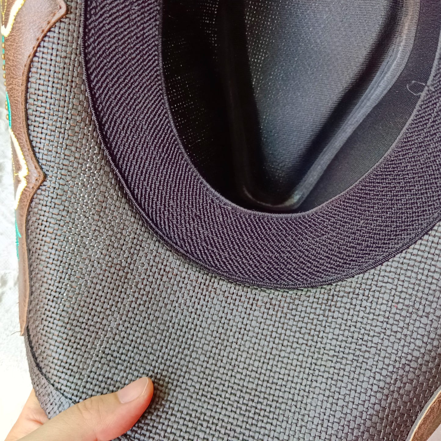 hats straw cowgirl western hat  mexican hat  retro curling hat western cowboy hat outdoor riding hat travel sports hat