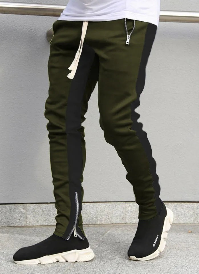 new Casual Pants Men Fitness Sportswear Tracksuit Bottoms Skinny Sweatpants Cotton Trousers Gyms Jogger Track Pants Mens Joggers