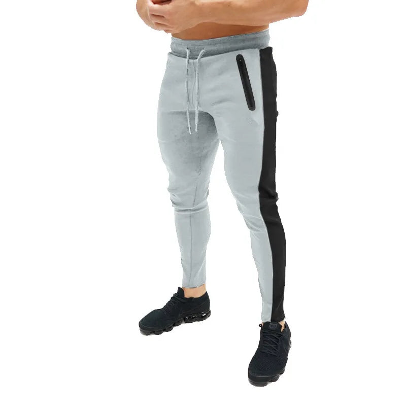 new Casual Pants Men Fitness Sportswear Tracksuit Bottoms Skinny Sweatpants Cotton Trousers Gyms Jogger Track Pants Mens Joggers