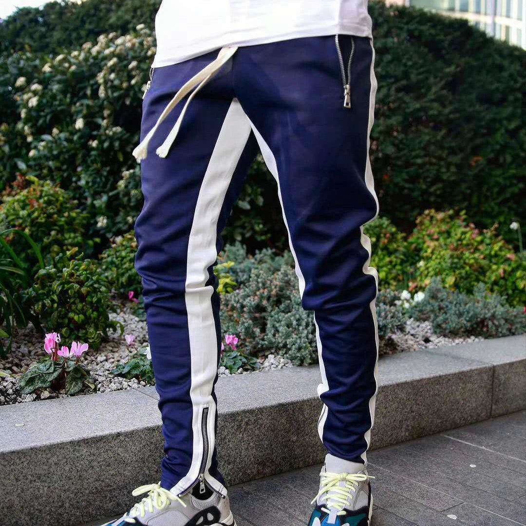 new Casual Pants Men Fitness Sportswear Tracksuit Bottoms Skinny Sweatpants Cotton Trousers Gyms Jogger Track Pants Mens Joggers