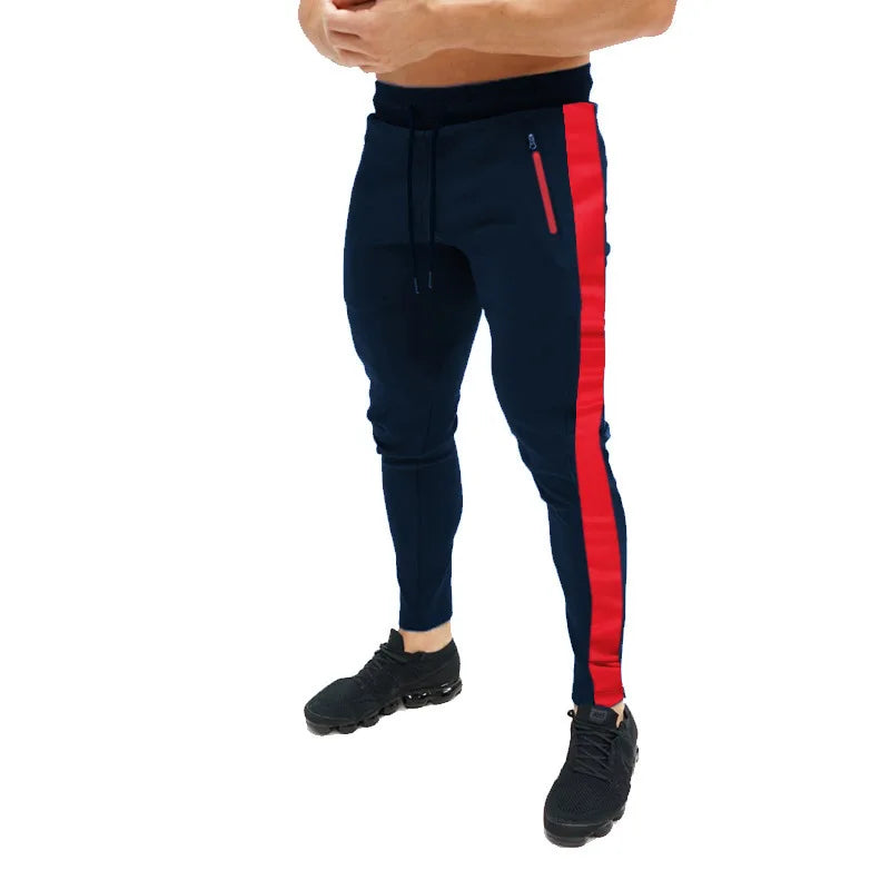new Casual Pants Men Fitness Sportswear Tracksuit Bottoms Skinny Sweatpants Cotton Trousers Gyms Jogger Track Pants Mens Joggers