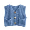 Women's 2024 Chic Vintage O Neck Pullover Thick Needle Knitted Sweater Casual Chic Tops for Spring Season