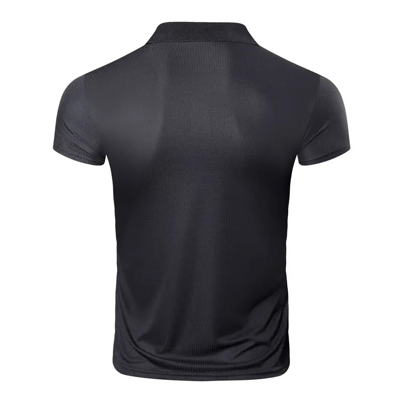 Polo t shirt Quick Dry Short Sleeve Sport T Shirt Gym Jerseys Fitness Shirt Trainer Running T-Shirt For men With Collar t-shirts
