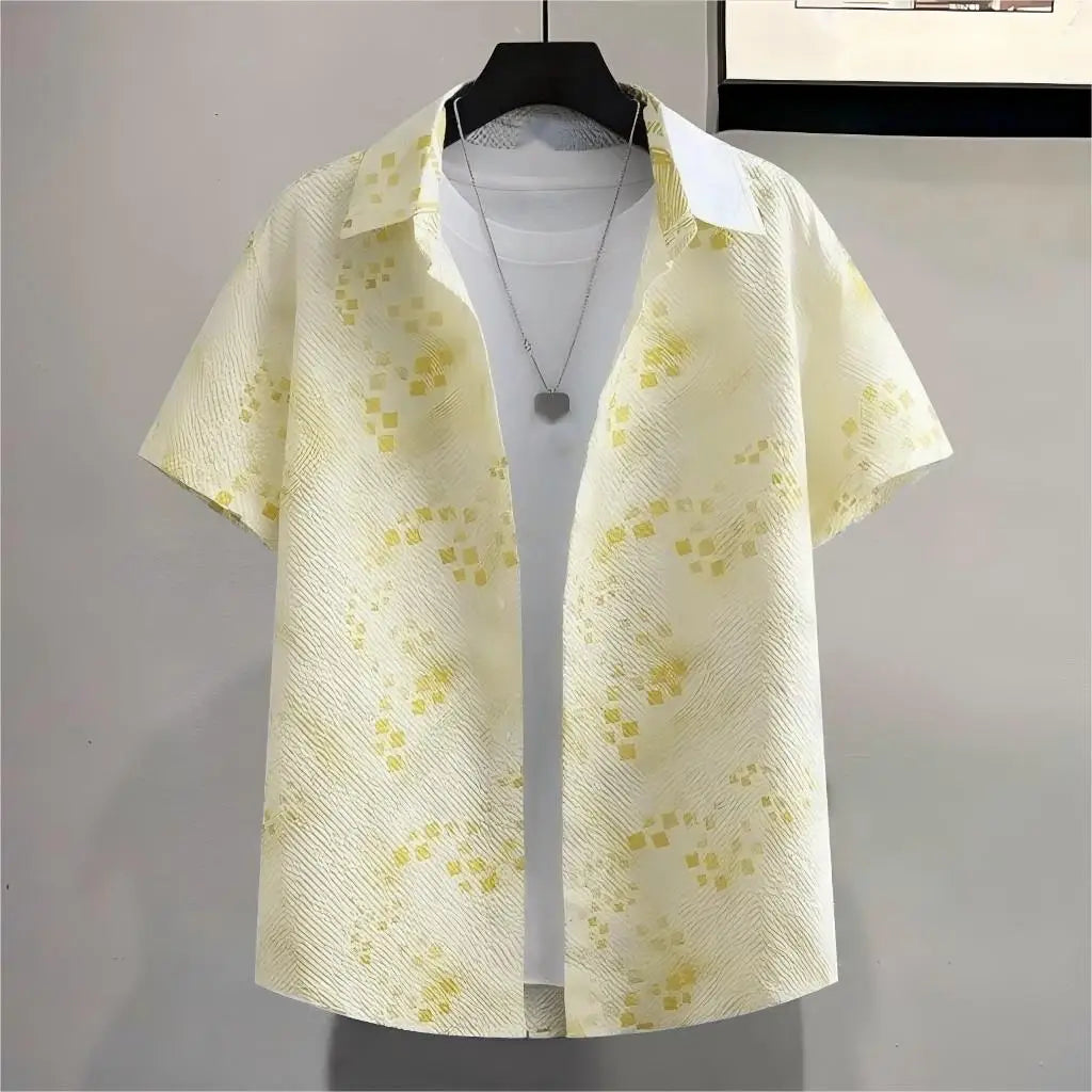 Summer Outfits That Firmly Refuse to Look the Same with Niche Designed Details for Men's Stylish Short-sleeve Shirts