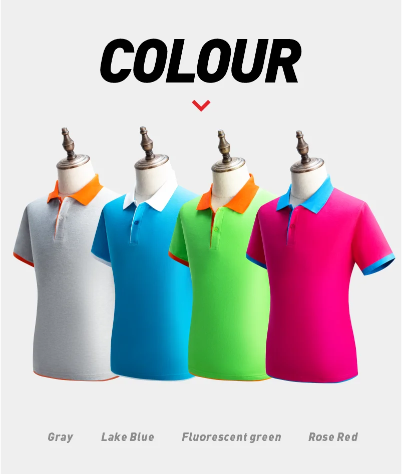 Polo Shirt High Quality Shirts For Men  Custom Logo 65% Cotton 35% Fiber