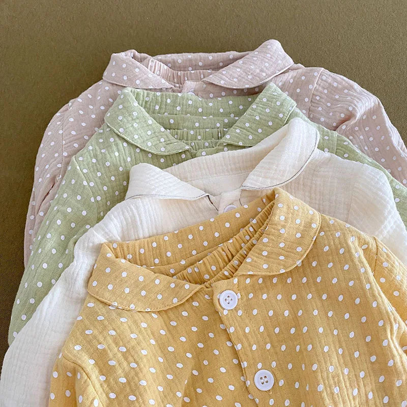 Kids Pajama Set Brief Boys Sleeper Wear Girls Sleeping Set Children Indoor Clothes