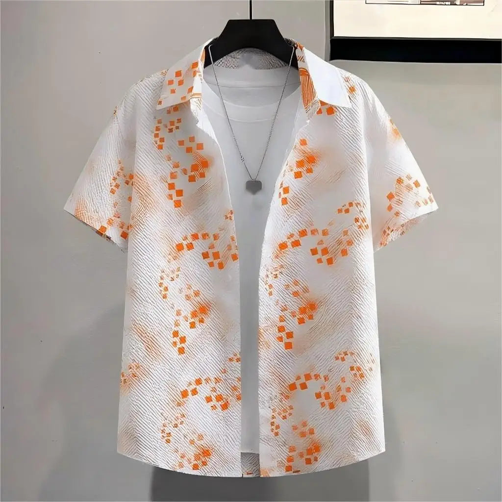 Summer Outfits That Firmly Refuse to Look the Same with Niche Designed Details for Men's Stylish Short-sleeve Shirts