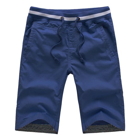 Shorts Men 2024 Summer Fashion Mens Shorts Casual Cotton Bermuda Masculina Chino Beach Shorts Joggers Knee Length Shorts