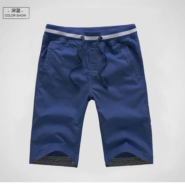 Shorts Men 2024 Summer Fashion Mens Shorts Casual Cotton Bermuda Masculina Chino Beach Shorts Joggers Knee Length Shorts