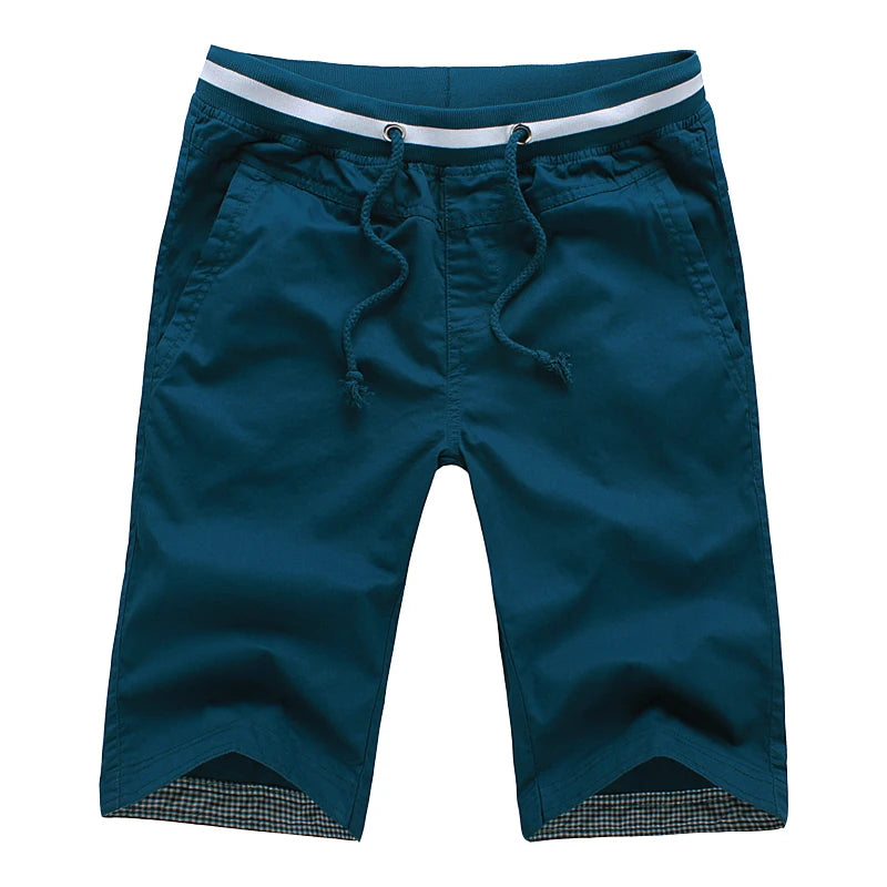 Shorts Men 2024 Summer Fashion Mens Shorts Casual Cotton Bermuda Masculina Chino Beach Shorts Joggers Knee Length Shorts