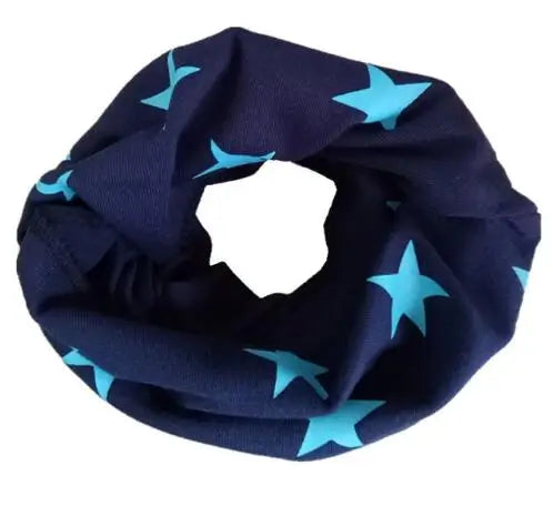 New Autumn Winter Girls 100% Cotton Scarf Children Scarf Bibs LIC Boys Girls O Ring Scarf Lovely Kids Collar Children Bufandas