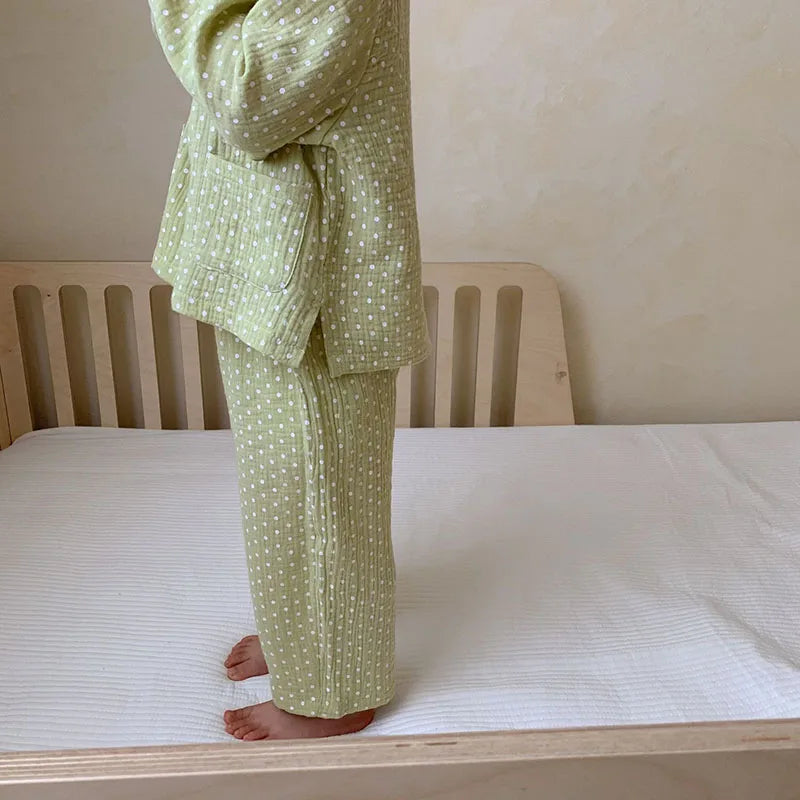 Kids Pajama Set Brief Boys Sleeper Wear Girls Sleeping Set Children Indoor Clothes