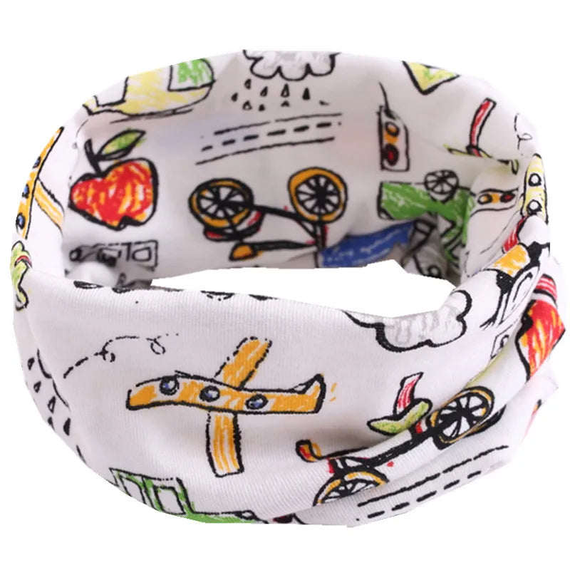 New Autumn Winter Girls 100% Cotton Scarf Children Scarf Bibs LIC Boys Girls O Ring Scarf Lovely Kids Collar Children Bufandas