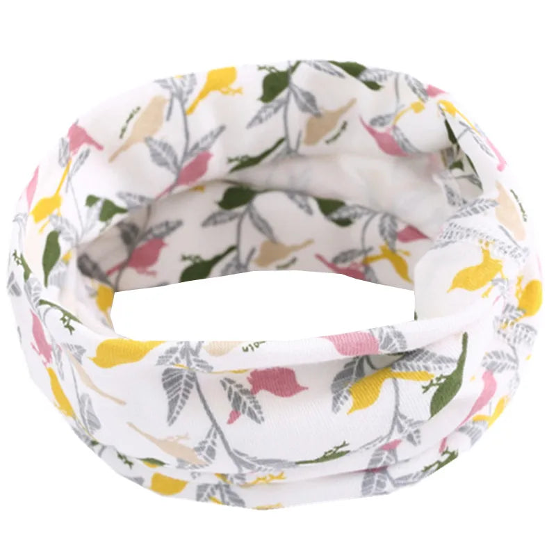 New Autumn Winter Girls 100% Cotton Scarf Children Scarf Bibs LIC Boys Girls O Ring Scarf Lovely Kids Collar Children Bufandas