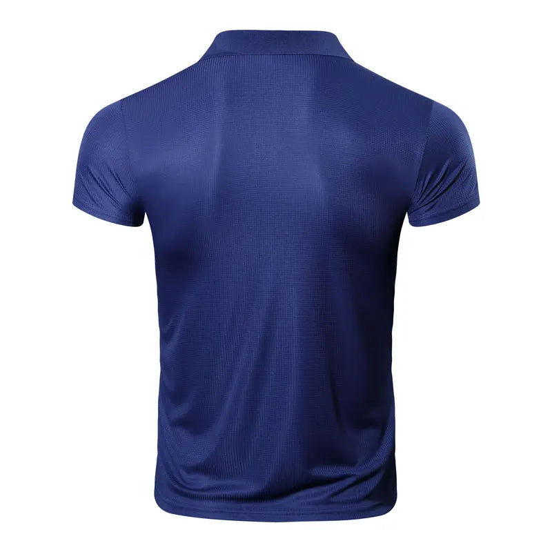 Polo t shirt Quick Dry Short Sleeve Sport T Shirt Gym Jerseys Fitness Shirt Trainer Running T-Shirt For men With Collar t-shirts
