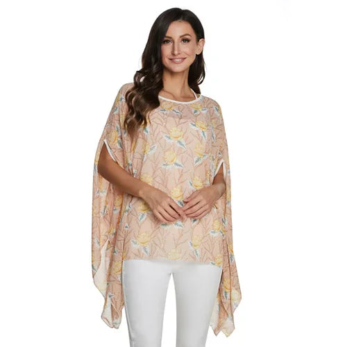 BHflutter Blusas Mujer de Moda 2018 Blouse Women Shirt Batwing Sleeve Casual Summer Tops Tees Solid Chiffon Blouses Plus Size