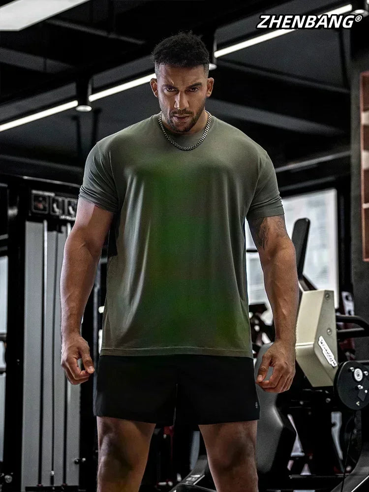 AYBL Letter Print Summer High Quality Men's and Women's Short-sleeved T-shirt New Sports Fitness Crew Neck Short-sleeved Top