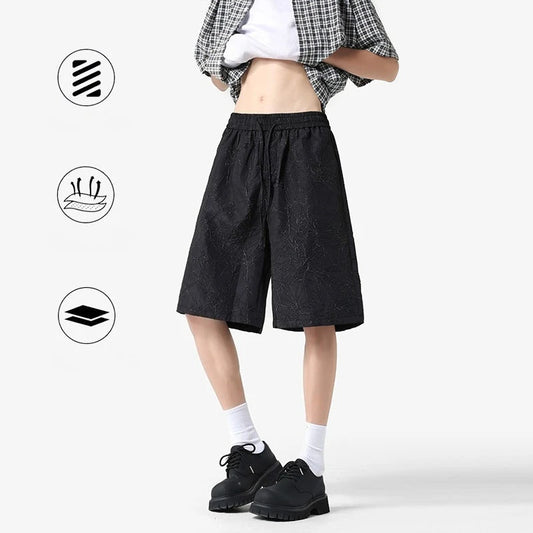 Men's Short Pants Five-Point Casual Beach Youth Leisure Trousers Fashionable Young Men's Mid-Length Shorts Summer Mens Shorts