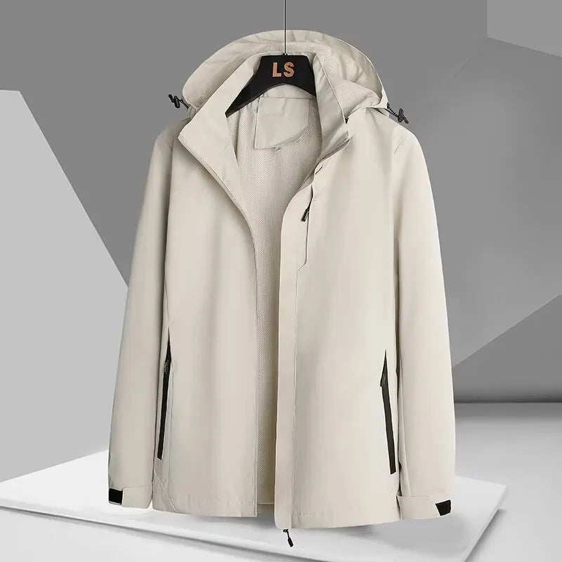 New jacket for men and women outdoor mountaineering three-in-one jacket for removable windproof and waterproof jacket