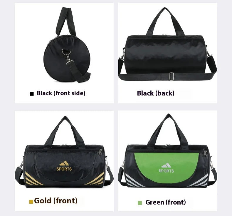Handbag for Men and Women, Sports Yoga Swimming Fitness Bag, Handheld Cylinder Large Capacity Lightweight Business Travel Bag