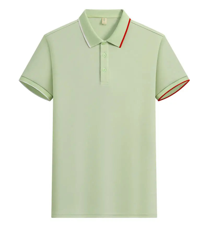 Polo Shirt Men Women Short Sleeve Casual Slim Fit Cotton Blend Top Business Casual Summer Outfit 2025 Fashion Brand T Shirts