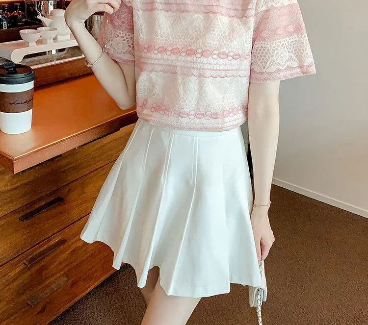 Summer Outfit T Shirt for Striped Women Woman Tops Japanese Vintage Clothes Fashion Tee Cheap Clothing Sales Korean Reviews Many