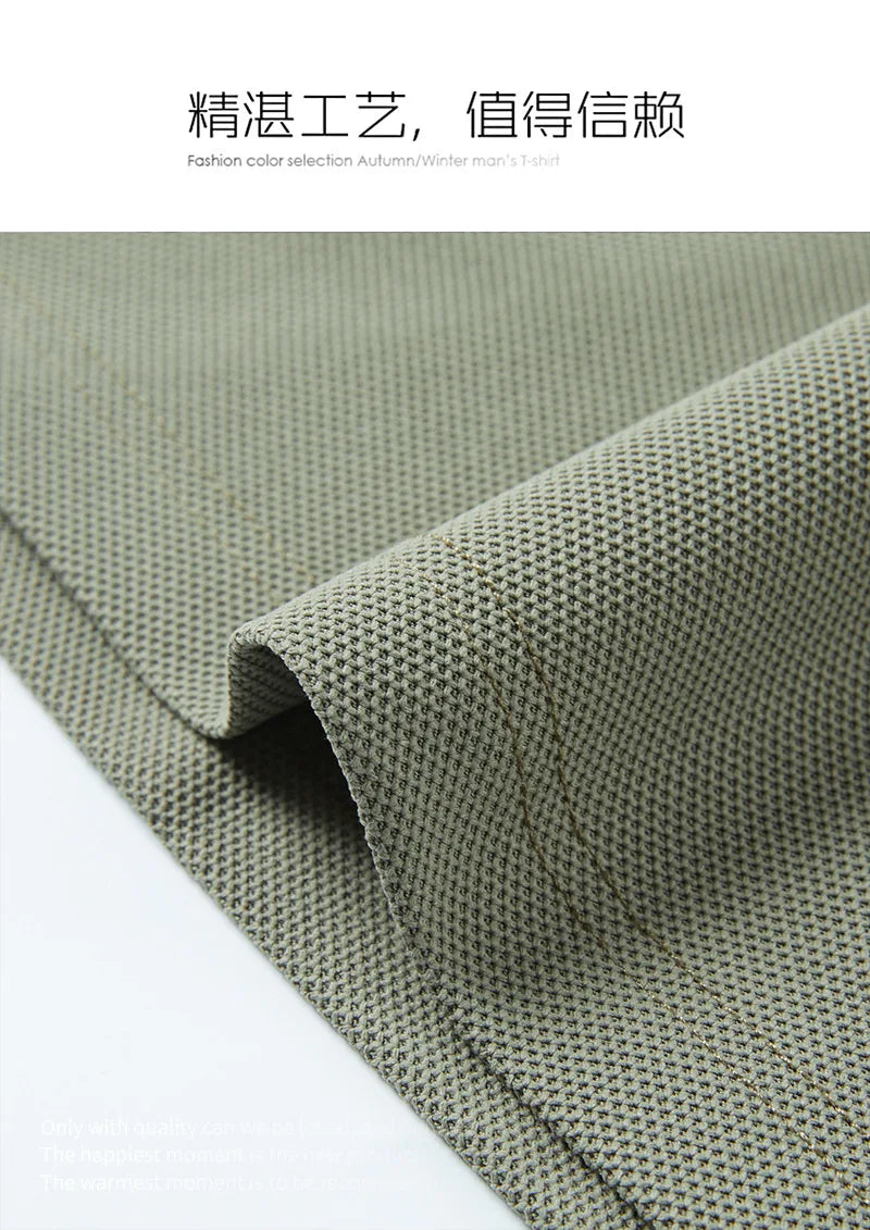 Short Sleeved Polo Shirt for Men in Summer 2025, New Business Casual Wrinkle Resistant Half Sleeved Lapel T-shirt, Loose and Iro