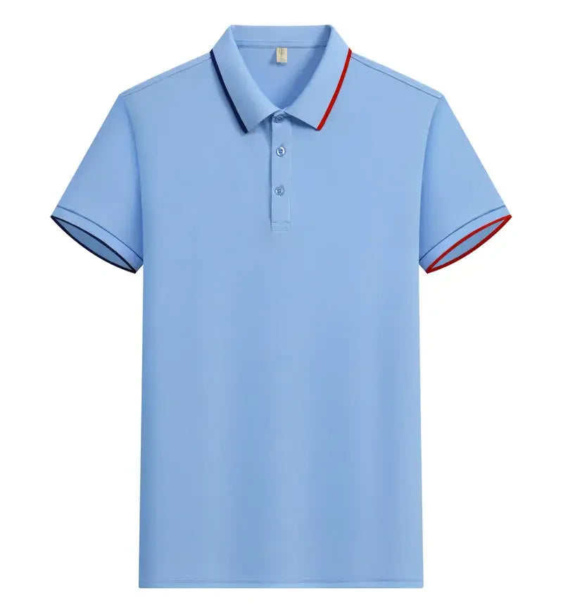 Polo Shirt Men Women Short Sleeve Casual Slim Fit Cotton Blend Top Business Casual Summer Outfit 2025 Fashion Brand T Shirts