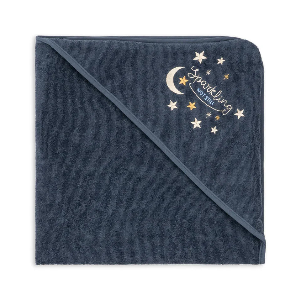 Children Cotton Bathrobe 2025 KS New Girls Embroidery Bath Towel Cloak Boys Hooded Pyjamas Baby Kids Soft Bath Robe Nightgown