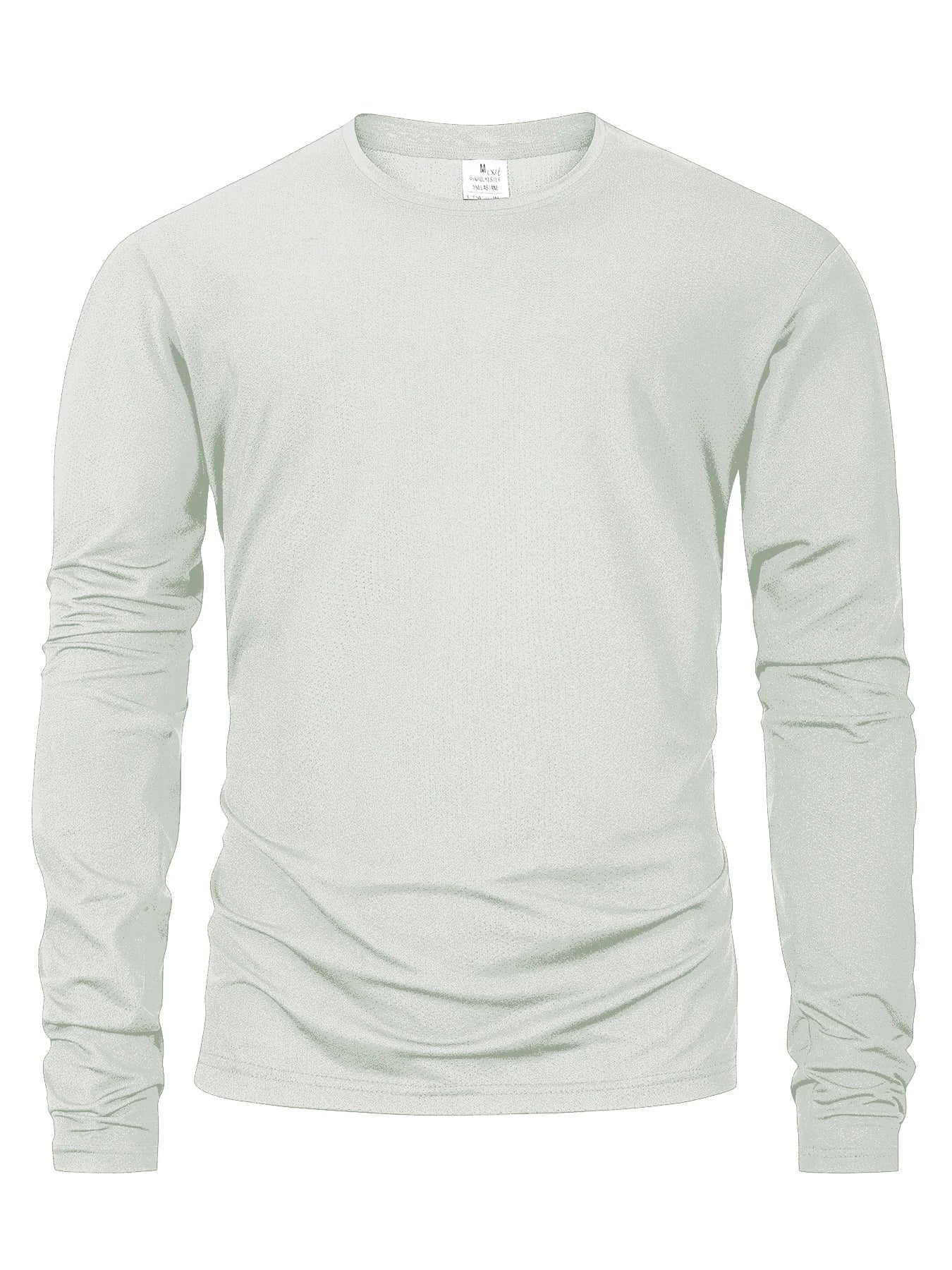 Men's T Shirts Casual Solid Color  Simplicity Long Sleeve T-shirt Fashion Cotton  O-neck Unisex Tops Fitness Run Sports Pullover
