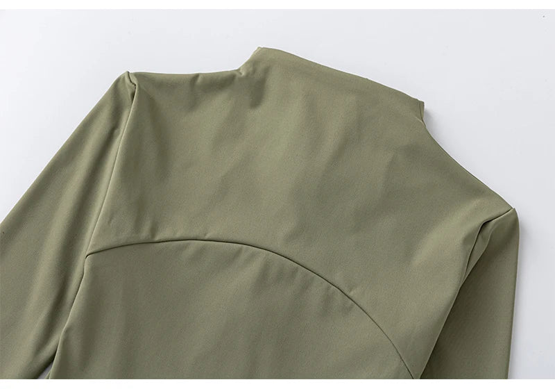 Yoga Clothes Windbreaker Women's Autumn Winter Professional Sports Jogging Cycling Long-sleeved Fitness Running Shirts Tops Gym