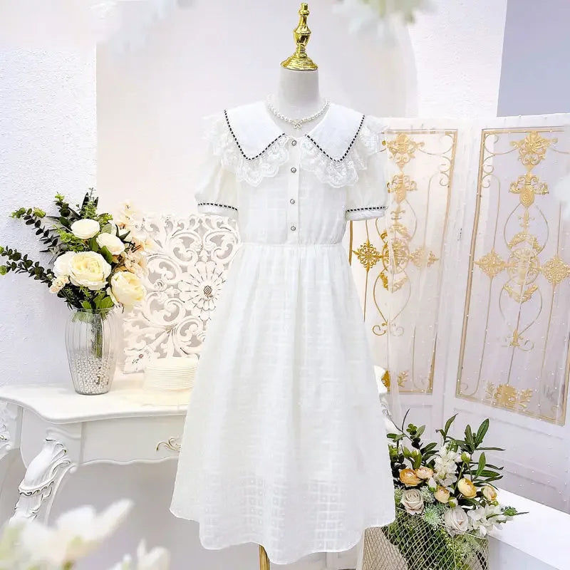 Girls' Dress 2025 Summer New Style Little Girls' Children's Princess Dress, Sweet and Elegant Summer Dress for Adults