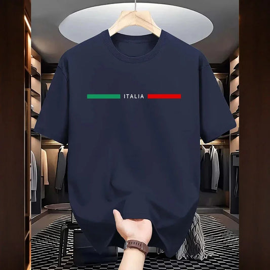 Men's T-shirt High Quality 100% Cotton Short Sleeve Tops Spring Summer Urban Causal Fashion Tees Home Outdoor Comfort Tee Shirts