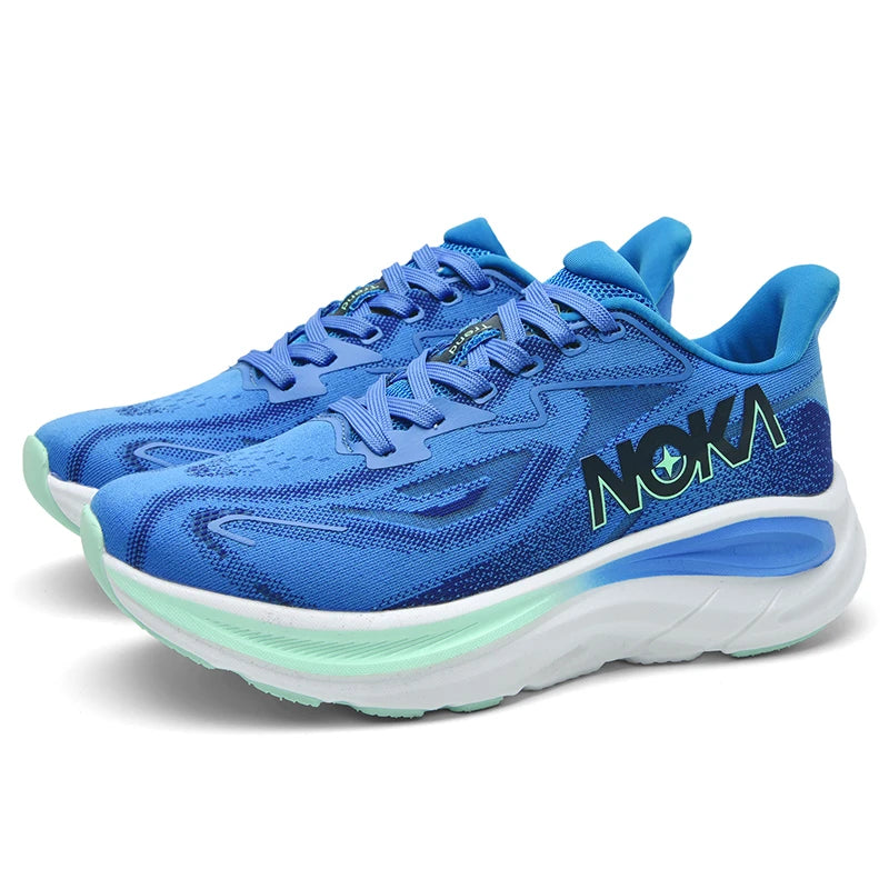 Men's shoes 2025 running shoes summer new mesh breathable sneakers shock-absorbing comfortable walking shoes casual shoes.