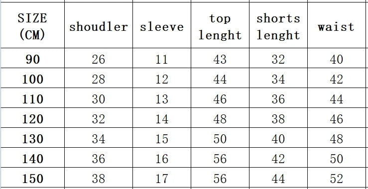 Summer Baby Clothes Set Kid Girls Cartoon Printed Short Sleeve T-Shirts Top And Shorts Bottom 2 Pieces Suit Children Tracksuits