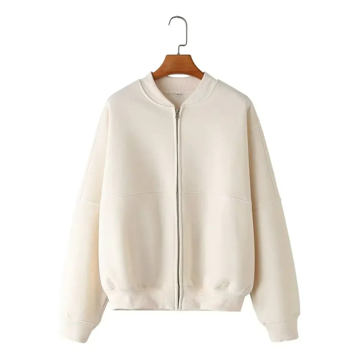 TRAFZR Cotton Zipper Cardigan Sets To Woman 2024 Tracksuit Suits Baggy Pants Sportswear Women Sweater 2 Piece Set Women Outfits