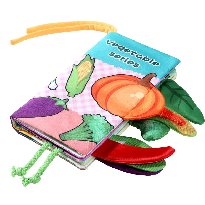 Baby Cloth Book 6 Pages 0-3 Year Old Early Education Parent-child Interaction Baby Toys For 0-3 Year Old Newborn Gifts