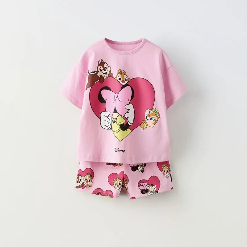 2025 Clothes Child Boy Summer Baby Clothing Sets Kids T-shirt + Shorts Children's Short Sleeve Cotton Tees Tracksuits